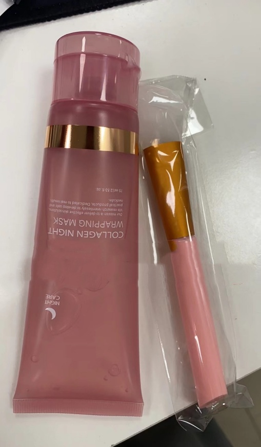 Face Night Mask Collagen Wrapping Mask Natural Ingredients Firming Elasticity & Hydration Anti-wrinkle For Skin Care - Image 9