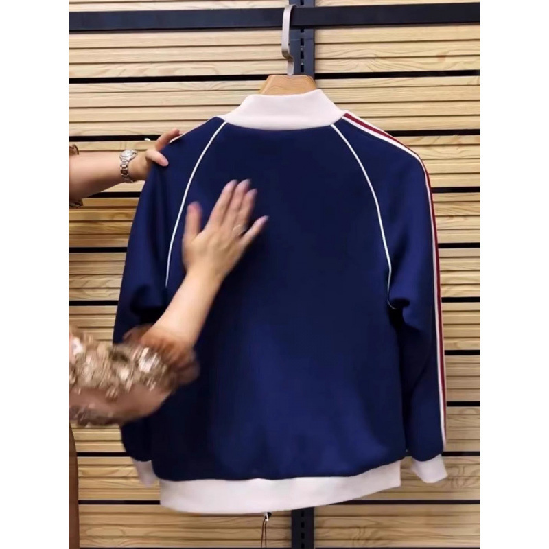 Men's Stand Collar Casual Striped Suit - Image 7