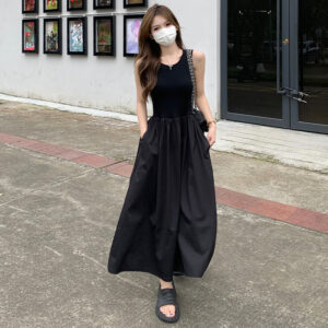 Sling Dress Female French Hepburn Style