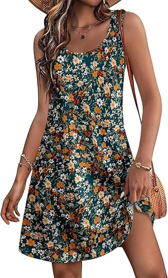 Casual European And American Garden Collar Printing Dress - Image 8