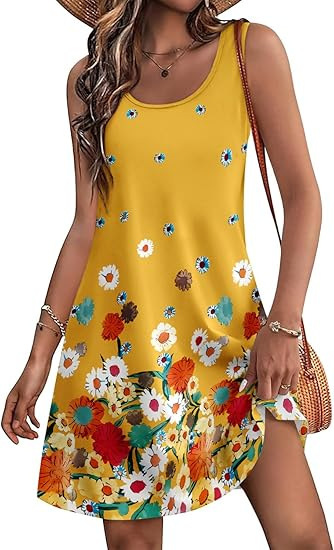 Casual European And American Garden Collar Printing Dress - Image 2